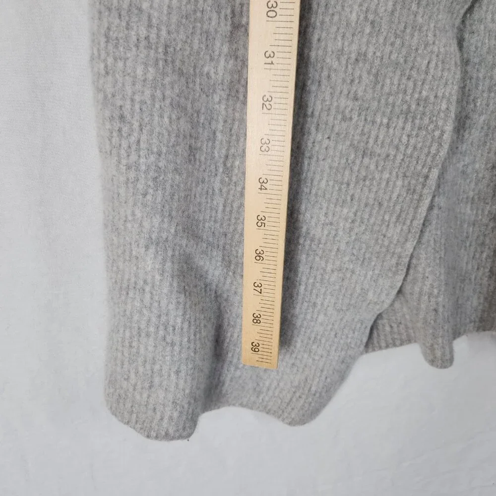 Brock Collection Longline Cardigan Wool Cashmere Size XS Made In Italy Ribbed_10